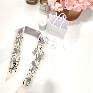 AUTHENTIC Dior Zodiaque "Z" Silk Mitzah / Twilly